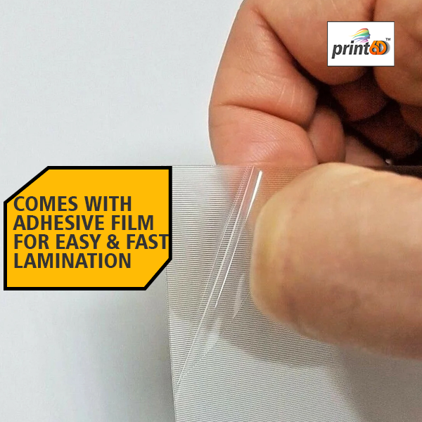 Sheet With Adhesive - 50 LPI (8"x12") (Pack of 5)